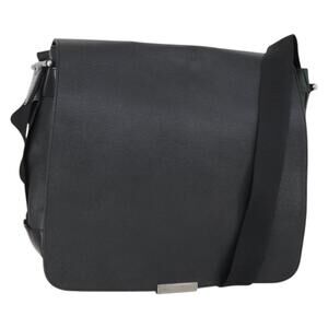 LOUIS VUITTON Taiga Victor Shoulder Bag Ardoise M30142 LV Auth ep11578